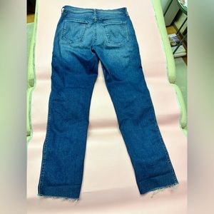 Mother Jeans Size 28 The Pony Boy Ankle Fray in Lure Me In. Good used condition